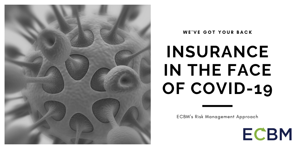 Insurance In The Face Of COVID-19 image with Coronavirus cell