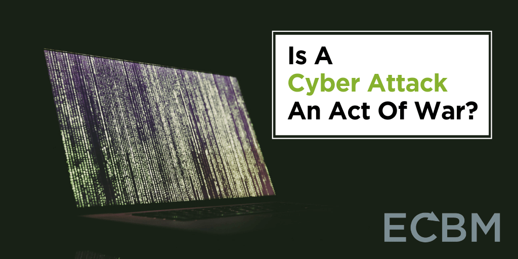 is a cyber attack an act of war image laptop