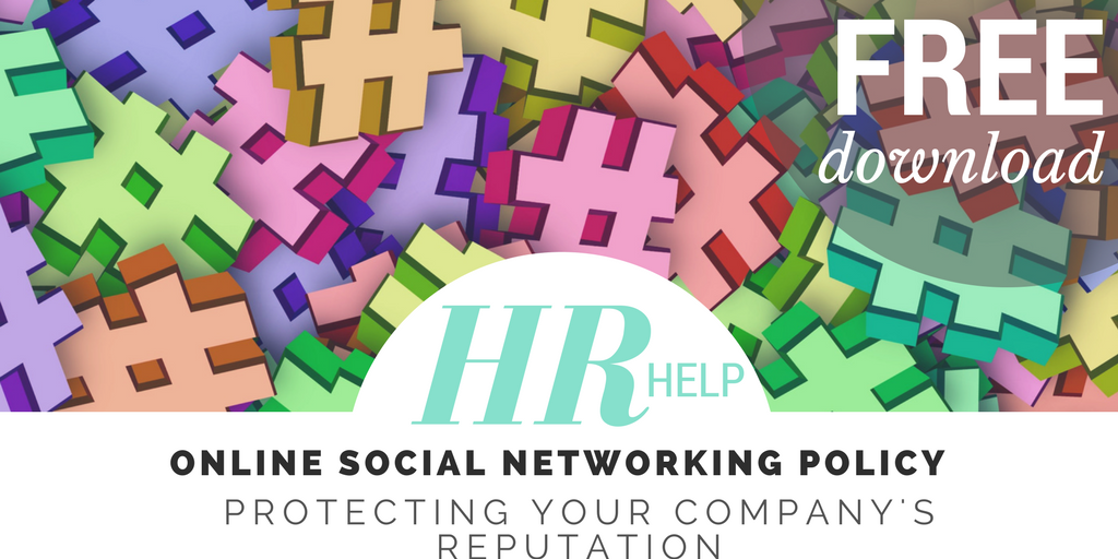 HR help online social networking policy